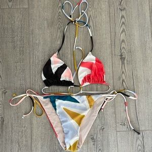 Mara Hoffman Superstar Bikini Set